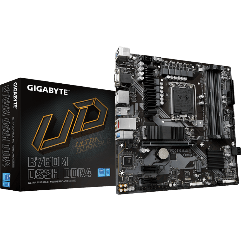 GIGABYTE B760M DS3H DDR4 MOTHERBOARD