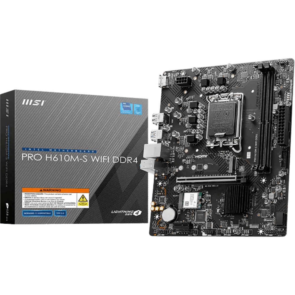MSI H610M-S WIFI DDR4 MOTHERBOARD