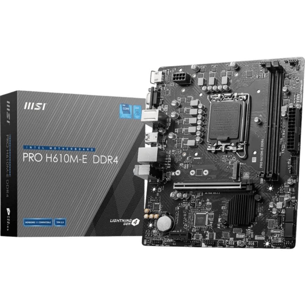 MSI PRO H610M-E DDR4 MOTHERBOARD