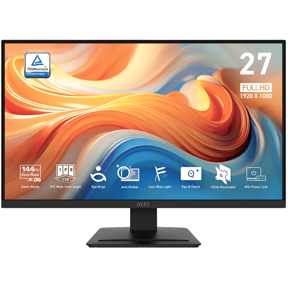 MSI PRO MP273L E14 27'' FULL HD 144HZ IPS FRAMELESS MONITOR