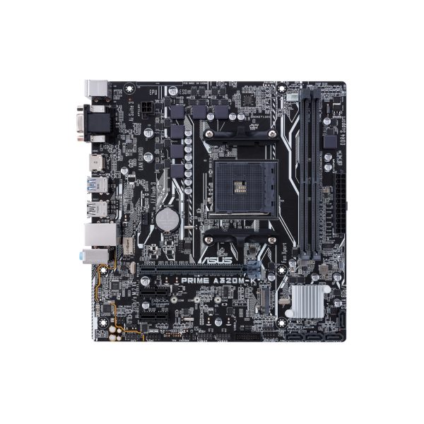 ASUS PRIME A320M-K Micro-ATX DDR4 Motherboard - Image 2