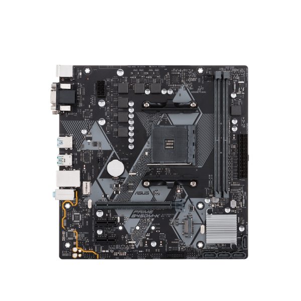 ASUS PRIME B450M-K Micro-ATX DDR4 Motherboard - Image 2