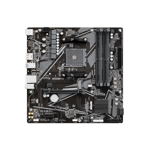 GIGABYTE B550M-K Micro-ATX DDR4 Motherboard - Image 2