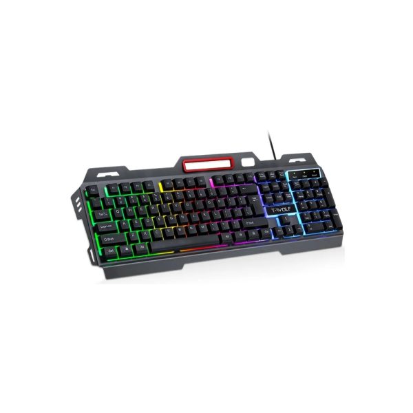 TWOLF T16 Metal Luminous Wired Keyboard - Image 4