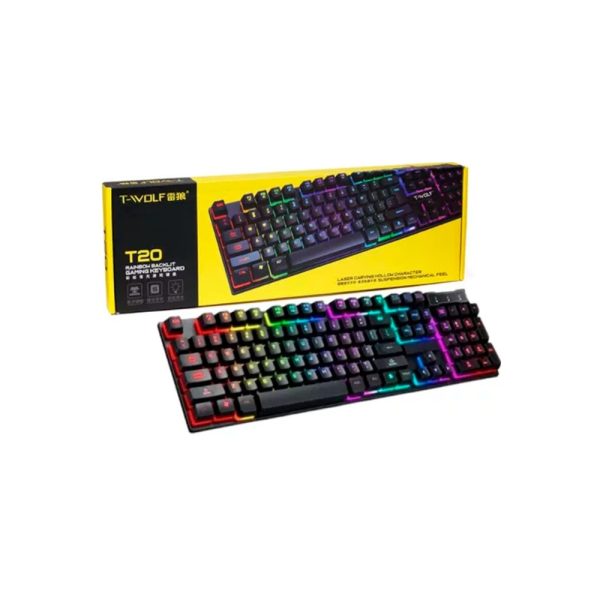 TWOLF T20 Wired Gaming Keyboard - Image 2