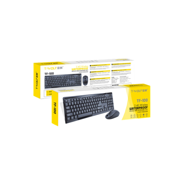 TWOLF TF100 Wireless Keyboard and Mouse Combo - Image 3