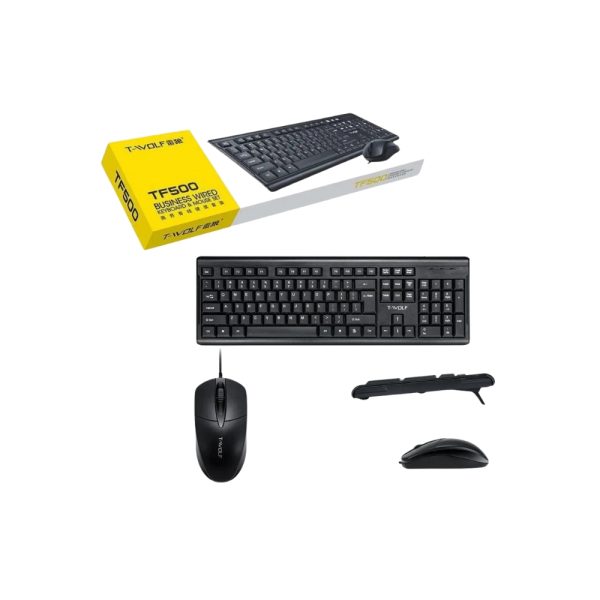 TWOLF TF500 Wired Keyboard and Mouse Combo - Image 4
