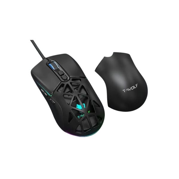 T-wolf g520 wired gaming mouse rgb 6400 dpi - image 2