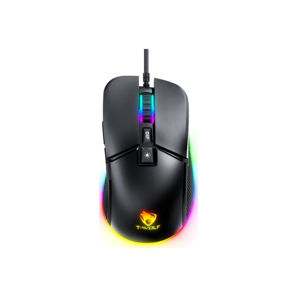 T-wolf g590 wired gaming mouse rgb 12800 dpi - image 2