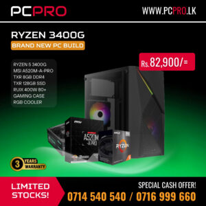 RYZEN 5 3400G DESKTOP PC BUILD