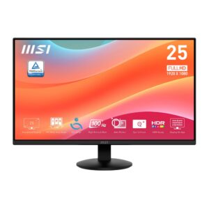 MSI PRO MP252L 25'' FULL HD 100HZ IPS FRAMELESS MONITOR