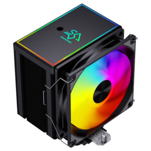 SNOWMAN MT620 COLORFUL DUAL TOWER SINGLE FAN ARGB AIR COOLER