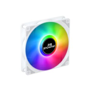 SNOWMAN BF120 ARGB 120MM WHITE CASE FAN (REVERSE)