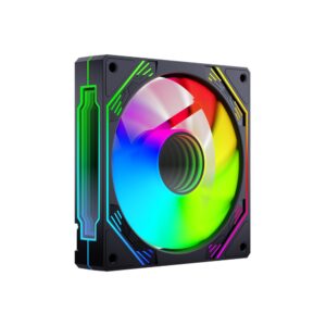 SNOWMAN CK120 ARGB 120MM BLACK CASE FAN (FORWARD)