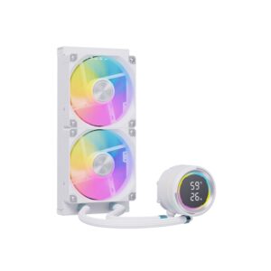 SNOWMAN KM240 ARGB WH 240MM LIQUID COOLER WITH LCD