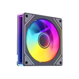 SNOWMAN LK120 ARGB 120MM BLACK CASE FAN (FORWARD)