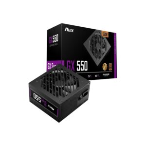 RUIX GX550 - 550W 80 PLUS BRONZE POWER SUPPLY UNIT