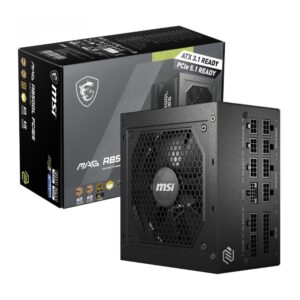 MSI MAG A850GLS PCIE5 80 PLUS GOLD POWER SUPPLY UNIT
