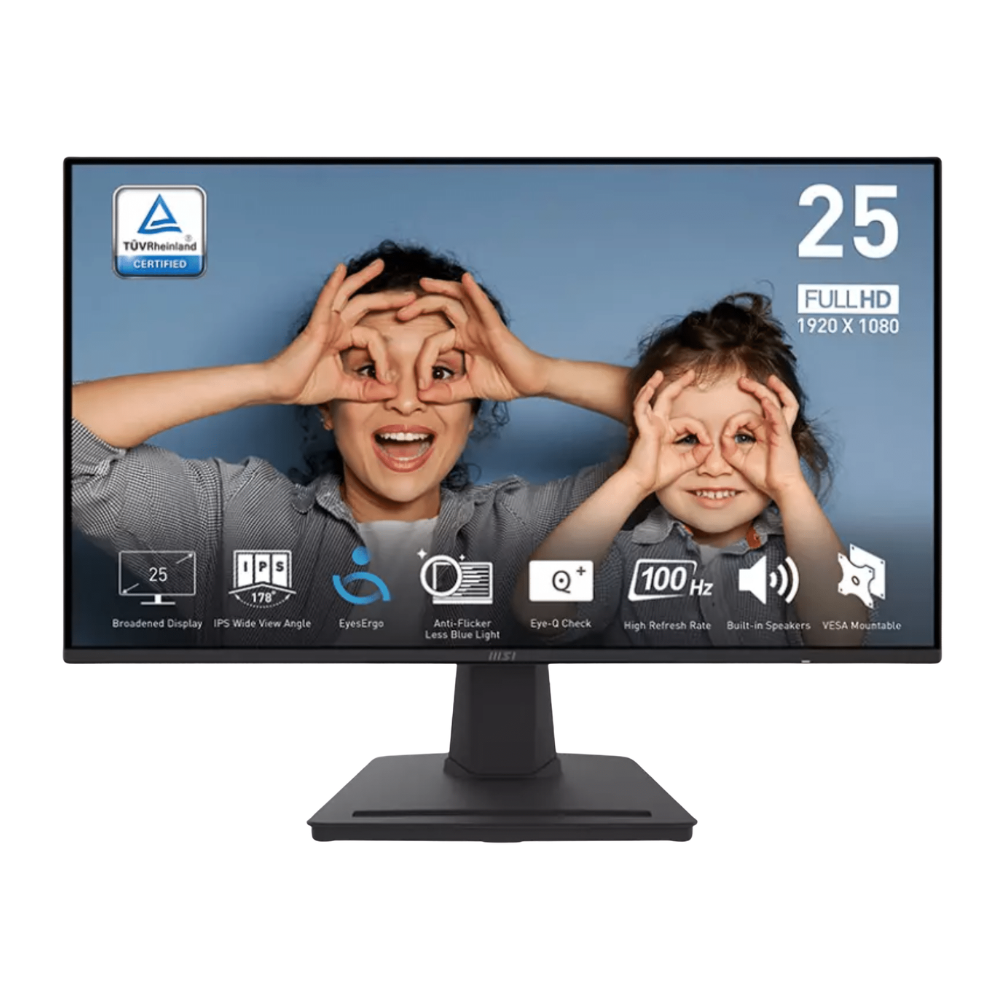 MSI PRO MP253 25'' FULL HD 100HZ IPS BUSINESS MONITOR 1 MSI PRO MP253 25'' FULL HD 100HZ IPS BUSINESS MONITOR